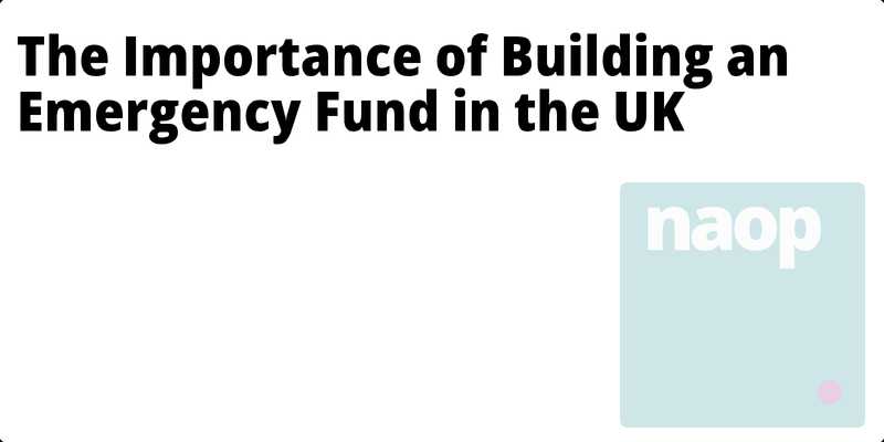 The Importance of Building an Emergency Fund in the UK hero