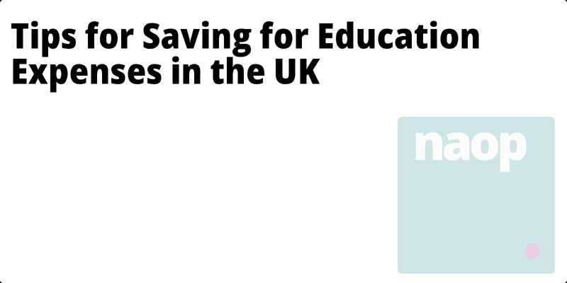 Tips for Saving for Education Expenses in the UK hero