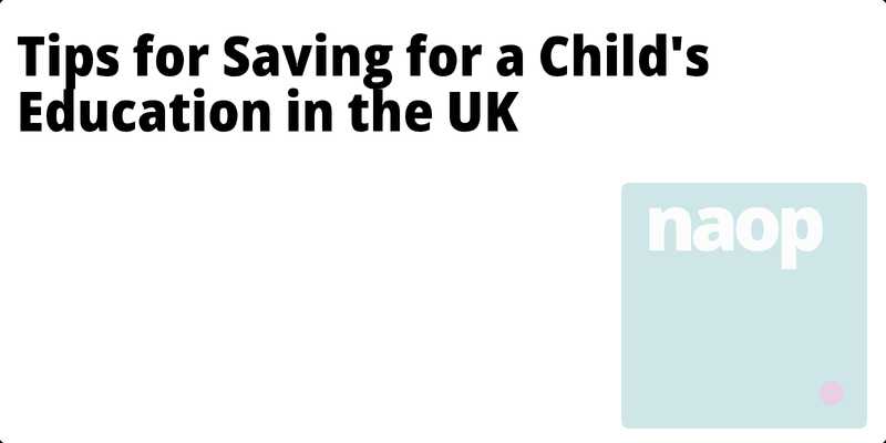 Tips for Saving for a Child's Education in the UK hero