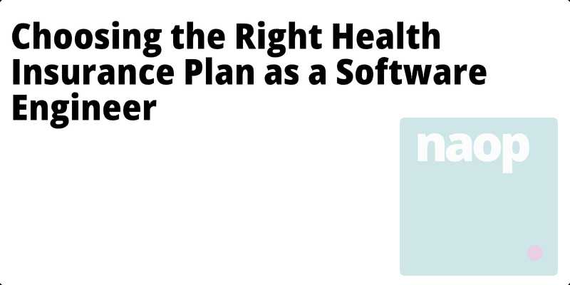 Choosing the Right Health Insurance Plan as a Software Engineer hero
